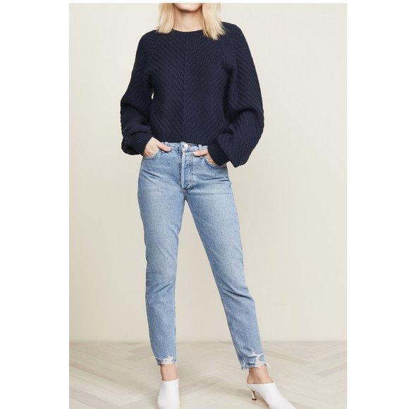 NWT Equipment Balloon Sleeves Sweater - Picture 2 of 9